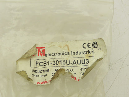 HTM FCS1-3010U-AUU3 Inductive Metal Face Proximity Sensor 10MM Range 250V 200mA