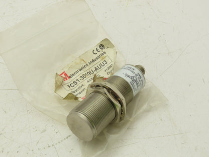 HTM FCS1-3010U-AUU3 Inductive Metal Face Proximity Sensor 10MM Range 250V 200mA