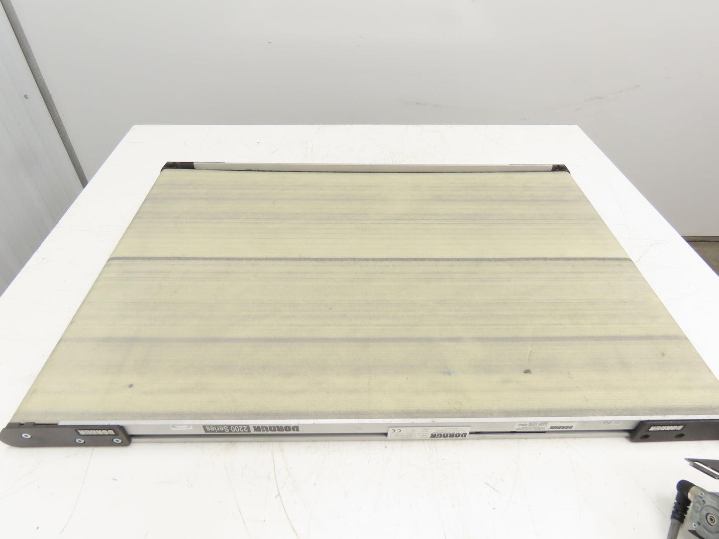 Dorner 2200 Series Flat Belt Conveyor 24"W x 36"L 24V End Drive