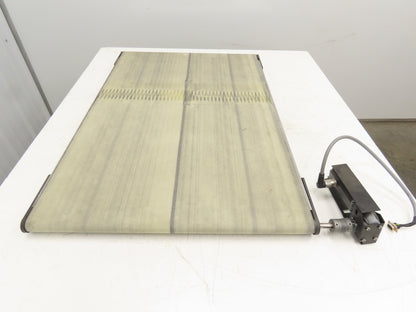 Dorner 2200 Series Flat Belt Conveyor 24"W x 36"L 24V End Drive