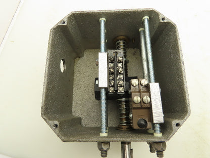 Rotary Cam Limit Switch Snap-Acting Each End 20 Rotations Adjustable 1/2" Shaft