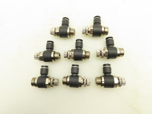 Efit 8 Air Flow Control Valve T Shape Pneumatic Fitting Regulator 1/2" NPT Lot 8