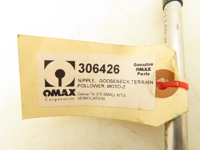 Omax 306426 Waterjet Gooseneck Tube Nipple 3/8"x.125x25" Terrain Follower Moto Z