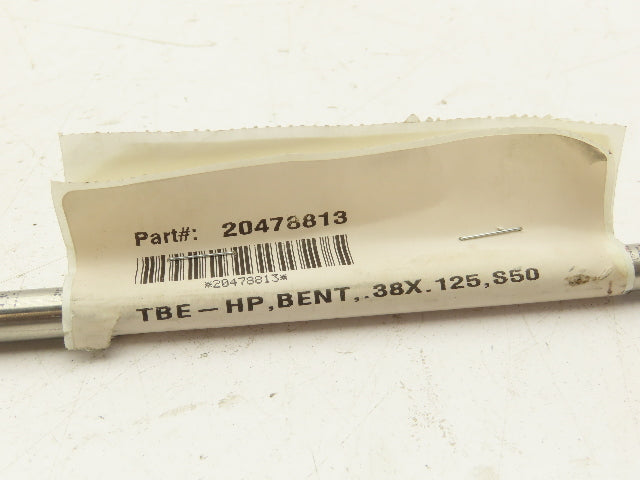 KMT 124427 Waterjet S50 Bent Tube Nipple 3/8" High Pressure Line 20478813