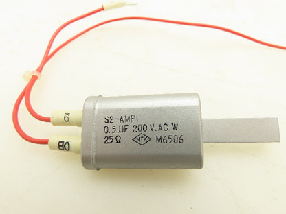 NTK S2-AMPI Capacitor Filter 0.5 uF 200VAC 25 Ohms Lot of 4