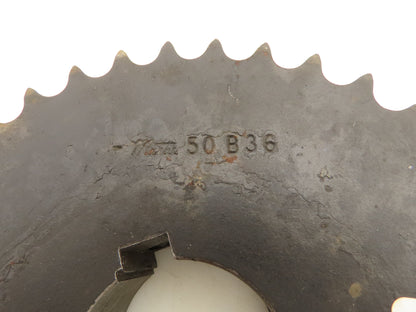 Martin 50B36 Sprocket # 50-1 36 Teeth 2" Bore With Keyway And Set Screws