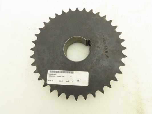 Martin 50B36 Sprocket # 50-1 36 Teeth 2" Bore With Keyway And Set Screws
