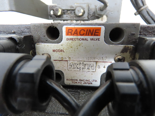 Racine OD4-DSHS-701SH-J12 Hydraulic Directional Control Valve Block Manifold