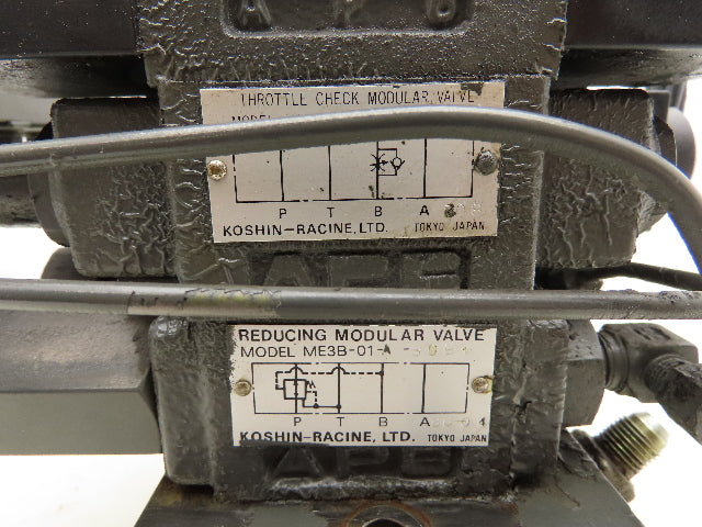 Racine OD4-DSHS-701SH-J12 Hydraulic Directional Control Valve Block Manifold
