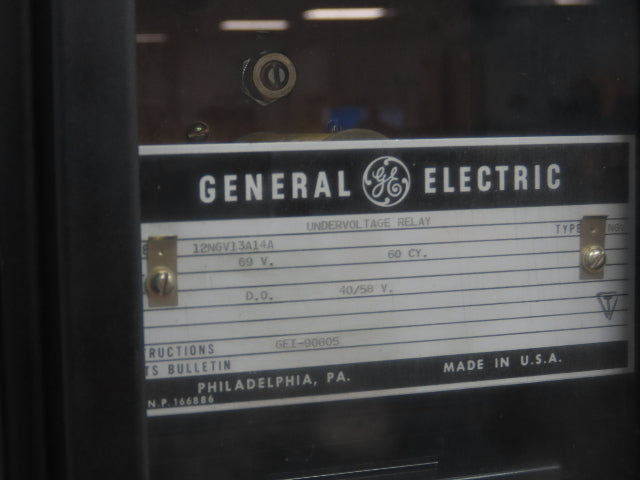 General Electric Reactance Distance Relay Control Panel MPL-H13-P879  765kv