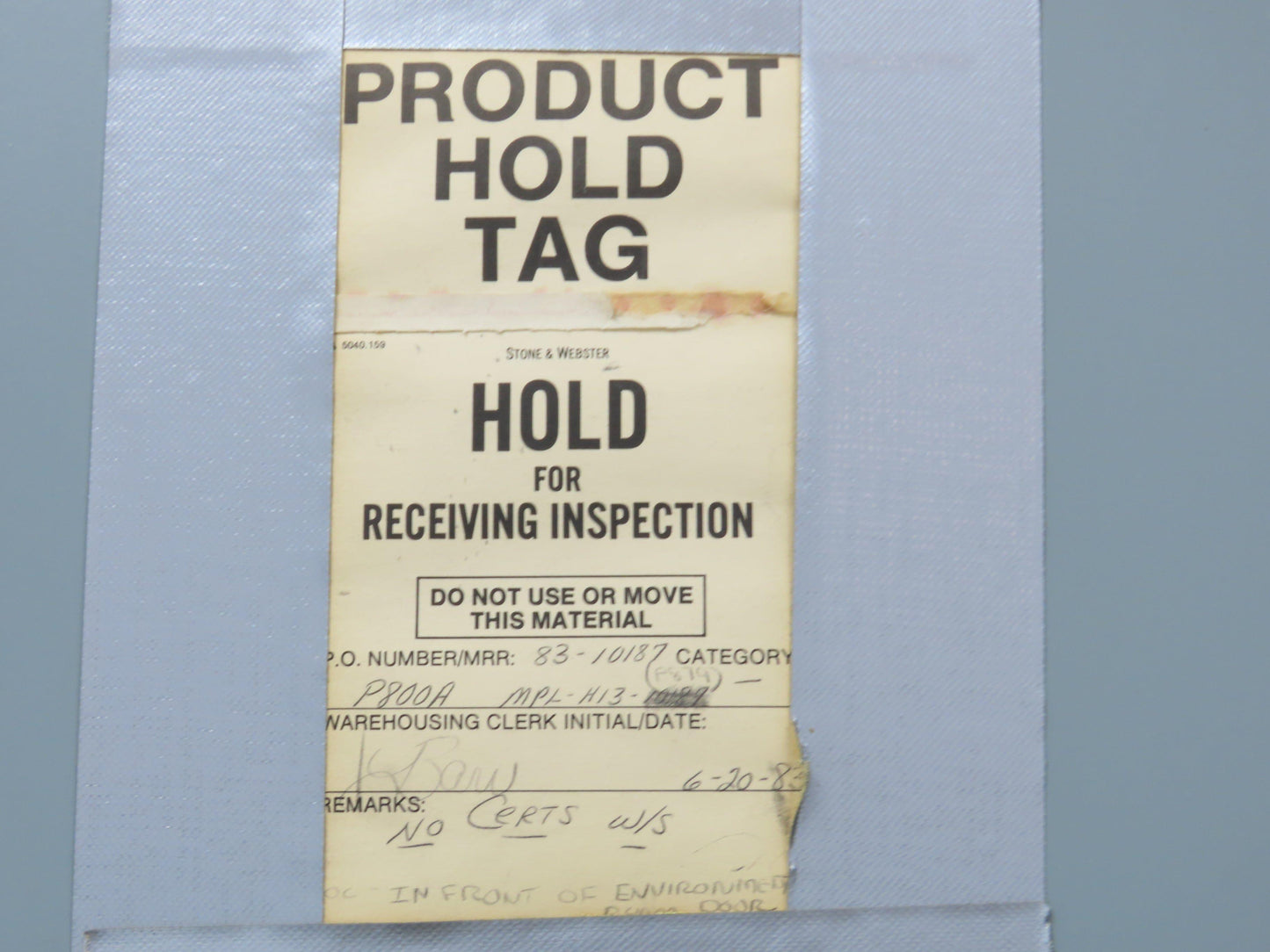 General Electric Reactance Distance Relay Control Panel MPL-H13-P879  765kv