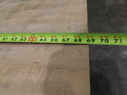 Industrial Butcher Block Top Workbench Table 68"W 30"D 40"H