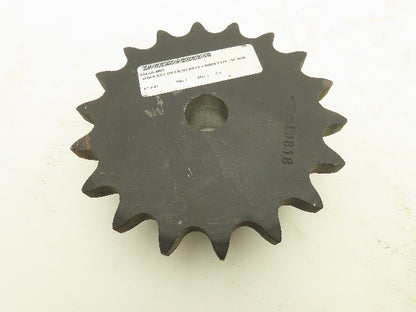 Martin 80B18 Sprocket Welded # 80 Roller Chain 18 Teeth 1" Stock Bore