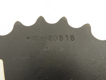 Martin 80B18 Sprocket Welded # 80 Roller Chain 18 Teeth 1" Stock Bore