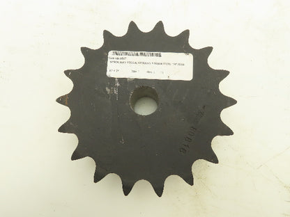 Martin 80B18 Sprocket Welded # 80 Roller Chain 18 Teeth 1" Stock Bore