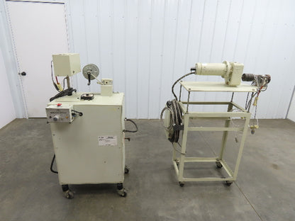 Haake Buchler Injection Molding Heated Pump & Wire Coating Take Off Machine