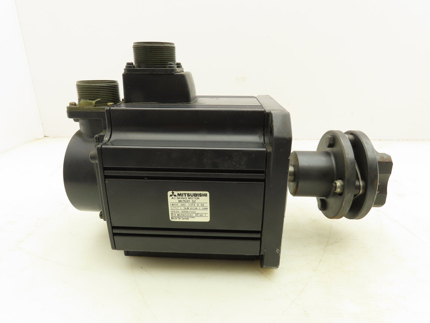 Mitsubishi HC153T-SZ AC Servo Motor 1.5kw 3000RPM Rotary Absolute Encoder