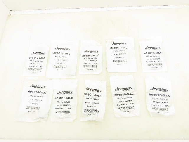 Jergens 801016 T-Handle Kwik-Lok Pushbutton Quick Release Pin 1/4" Dia Lot of 10