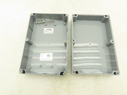 Bud Industries PN-1329-DG Plastic Electrical Enclosure Box 8.75x5.75x3" Lot of 3