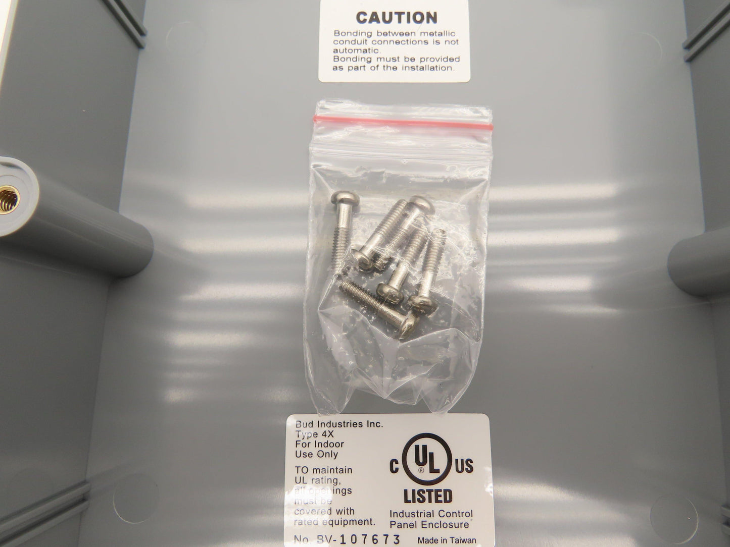 Bud Industries PN-1329-DG Plastic Electrical Enclosure Box 8.75x5.75x3" Lot of 3