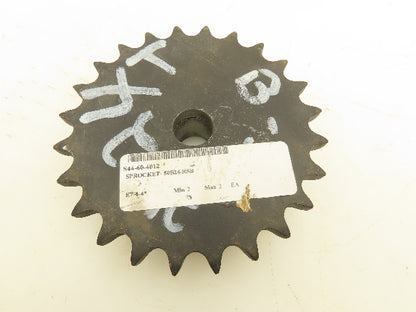Martin 50B24 Sprocket Welded B Hub 24 Teeth 3/4" Bore Steel Lot Of 2