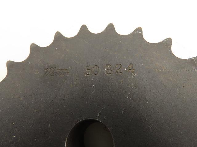 Martin 50B24 Sprocket Welded B Hub 24 Teeth 3/4" Bore Steel Lot Of 2