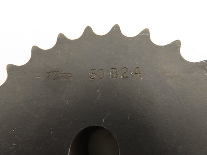 Martin 50B24 Sprocket Welded B Hub 24 Teeth 3/4" Bore Steel Lot Of 2