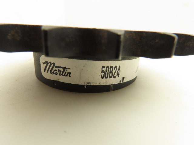 Martin 50B24 Sprocket Welded B Hub 24 Teeth 3/4" Bore Steel Lot Of 2