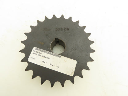 Martin 50B24F Sprocket Welded B Hub 24 Teeth 1" Bore With Set Screws Lot of 2
