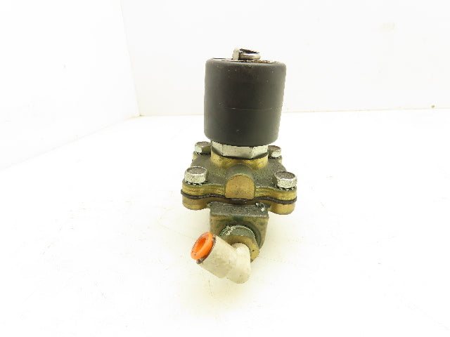 Parker 06F23C2140ACF4C01 Brass Solenoid Valve 2-Way Normally Closed 3/8" NPT 24V
