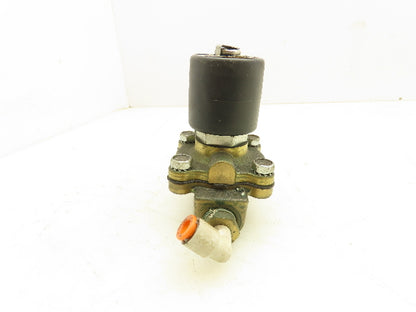 Parker 06F23C2140ACF4C01 Brass Solenoid Valve 2-Way Normally Closed 3/8" NPT 24V