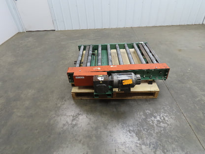 Roach 36"x 48" Chain Driven 2.5" Live Roller Conveyor 30"BF 3/4Hp 460V 20 FPM