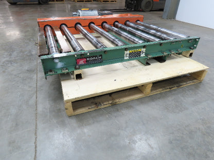 Roach 36"x 48" Chain Driven 2.5" Live Roller Conveyor 30"BF 3/4Hp 460V 20 FPM