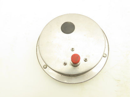 McDaniel 6" Stainless Pneumatic Air Pressure Gauge 0-30 PSI 1/4"NPT Panel Mount