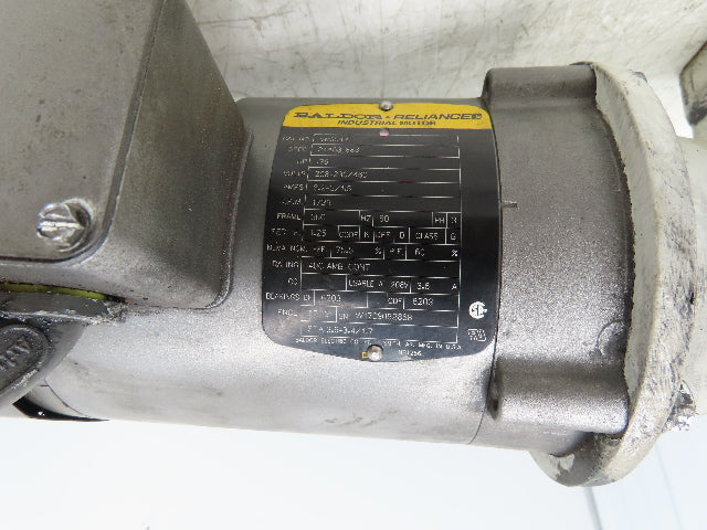 Hytrol 4A Conveyor Gearbox 60 RPM RH Reducer .75Hp 230/460V 3PH Baldor Gearmotor