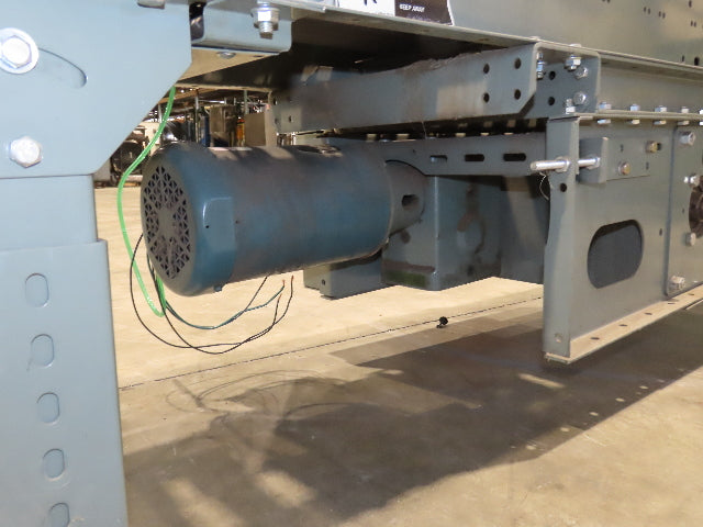 Hytrol 16"x10' Flat Belt Driven Roller Conveyor 15"BF Zero Pressure Accumulation