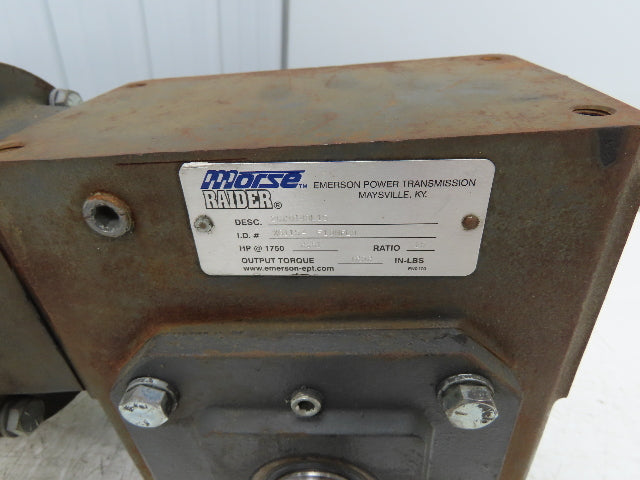 Baldor Gearmotor 15:1 Morse Gear Reducer 2Hp 230/460V 3PH 115 RPM RH 145TC
