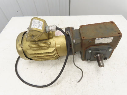 Baldor Gearmotor 15:1 Morse Gear Reducer 2Hp 230/460V 3PH 115 RPM RH 145TC