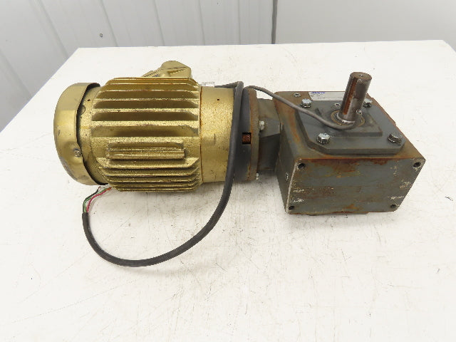 Baldor Gearmotor 15:1 Morse Gear Reducer 2Hp 230/460V 3PH 115 RPM RH 145TC