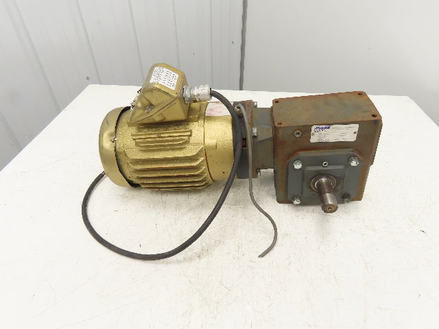 Baldor Gearmotor 15:1 Morse Gear Reducer 2Hp 230/460V 3PH 115 RPM RH 145TC