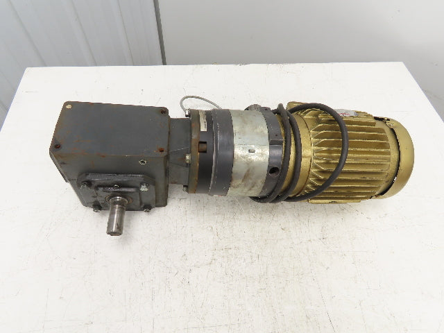 Baldor Gearmotor 15:1 Morse Reducer 2Hp 230/460V 3PH 115 RPM LH 145TC 262Q140L15