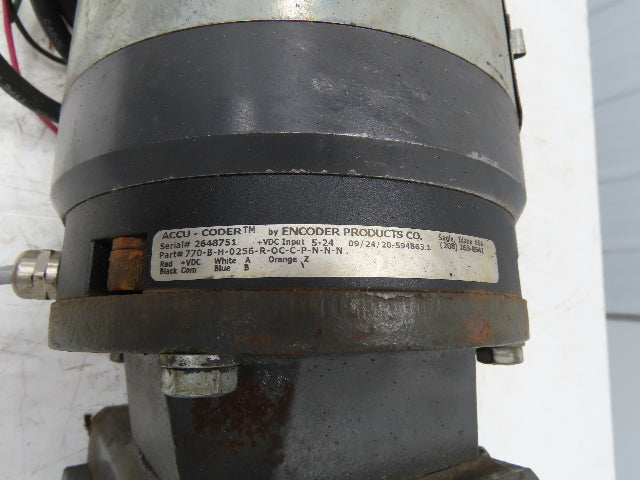 Baldor Gearmotor 15:1 Morse Reducer 2Hp 230/460V 3PH 115 RPM LH 145TC 262Q140L15
