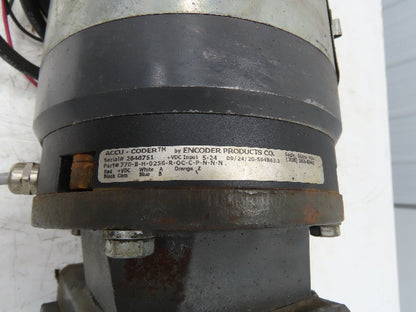 Baldor Gearmotor 15:1 Morse Reducer 2Hp 230/460V 3PH 115 RPM LH 145TC 262Q140L15