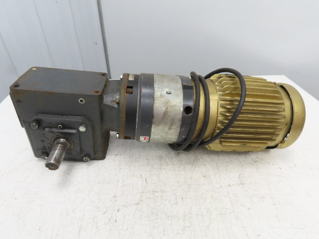 Baldor Gearmotor 15:1 Morse Reducer 2Hp 230/460V 3PH 115 RPM LH 145TC 262Q140L15