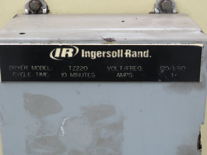 Ingersoll Rand TZ220 Thermo Zorb Heatless Regenerative Air Dryer 220 CFM TZ Type