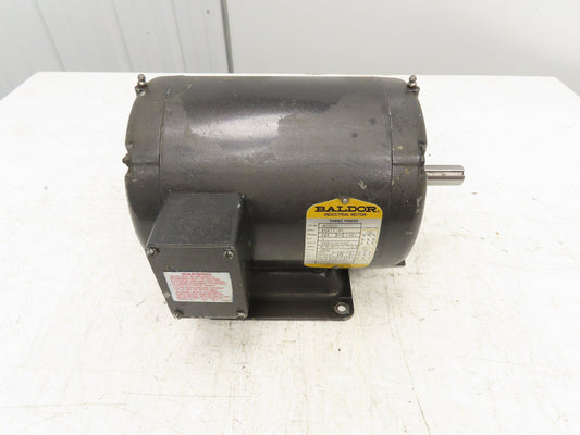 Baldor M3209 Industrial AC Motor 2Hp 1725 RPM 208-230/460V 3PH 184 Frame OPSB