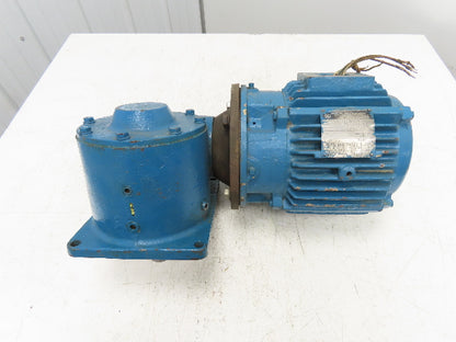 Westinghouse TDNV Life-Line T AC Motor 1.5Hp 460V 3PH Gearmotor 225 RPM Reducer