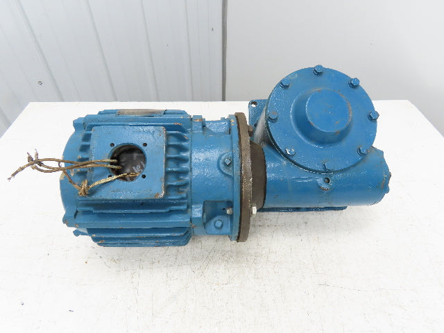 Westinghouse TDNV Life-Line T AC Motor 1.5Hp 460V 3PH Gearmotor 225 RPM Reducer