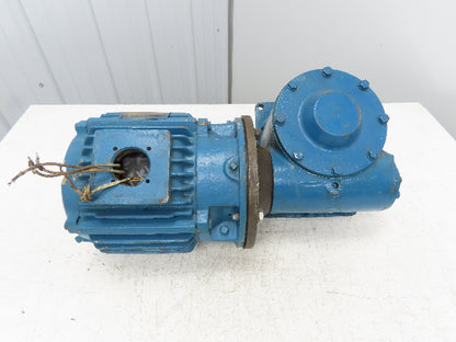 Westinghouse TDNV Life-Line T AC Motor 1.5Hp 460V 3PH Gearmotor 225 RPM Reducer