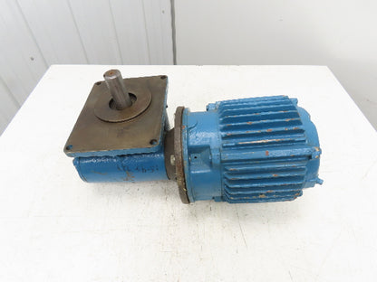Westinghouse TDNV Life-Line T AC Motor 1.5Hp 460V 3PH Gearmotor 225 RPM Reducer